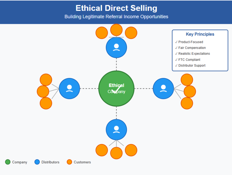 ETHICAL DIRECT SELLING: BUILDING LEGITIMATE REFERRAL INCOME OPPORTUNITIES
